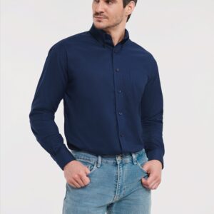 Russell Men LSL Clas. Oxford Shirt